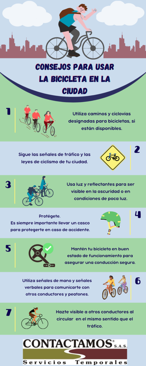 Consejos para usar la bicicleta en la ciudad